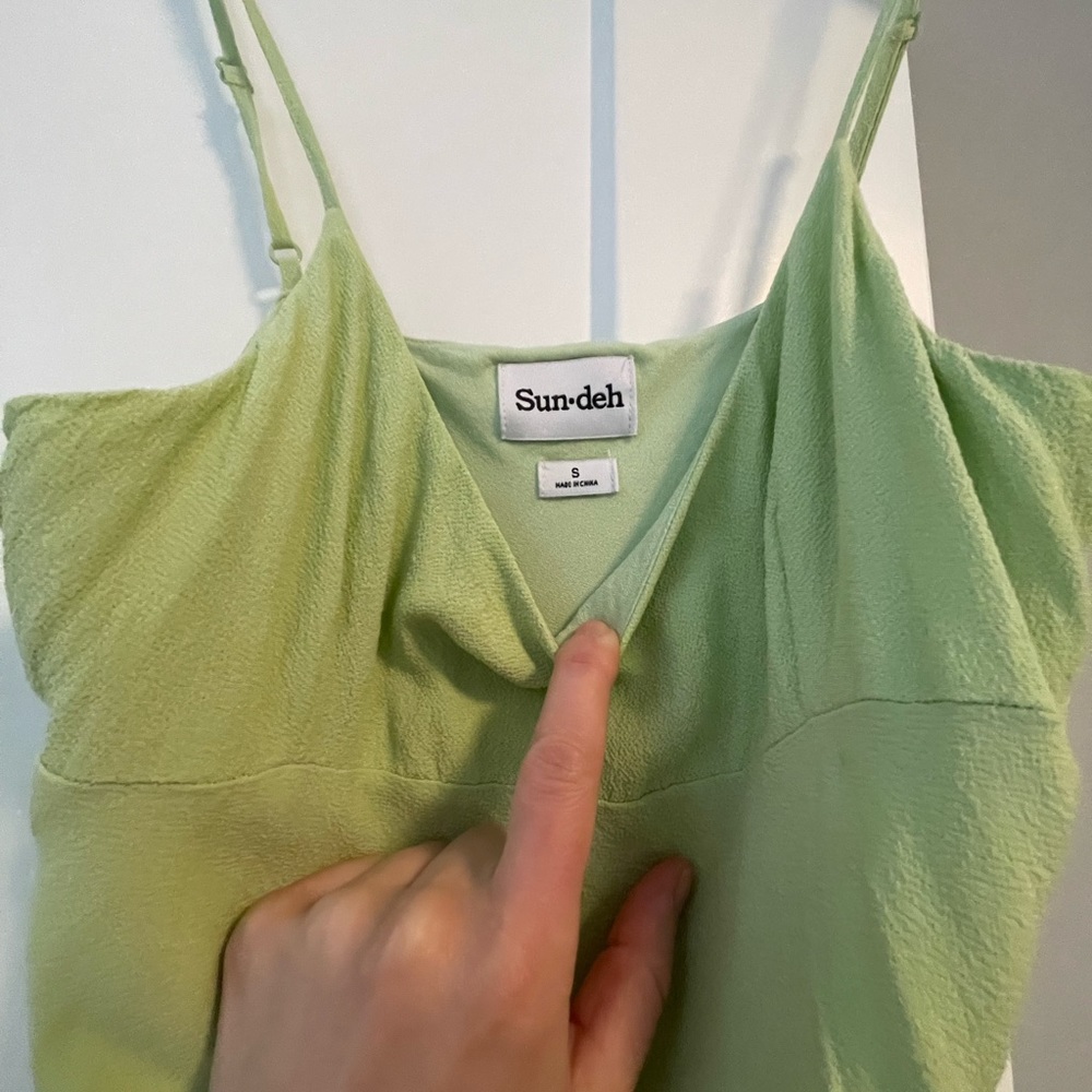 MIDI green dress